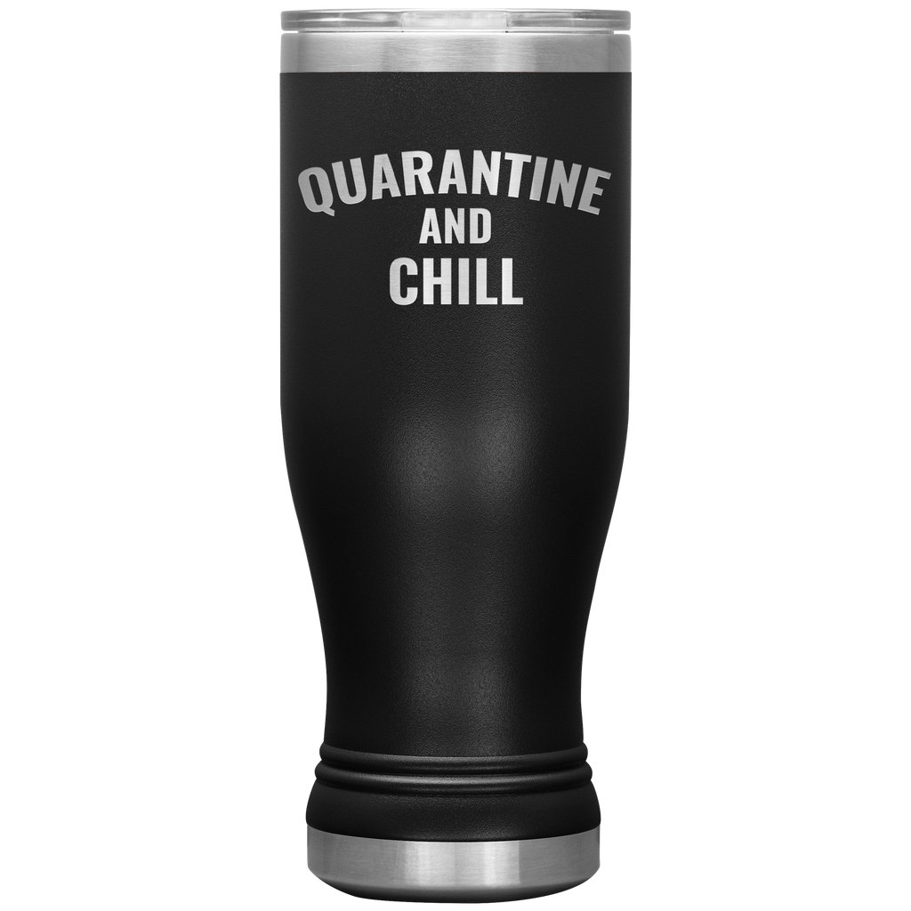 Quarantine and Chill 20 oz Boho Tumbler - Happenstance Ltd.