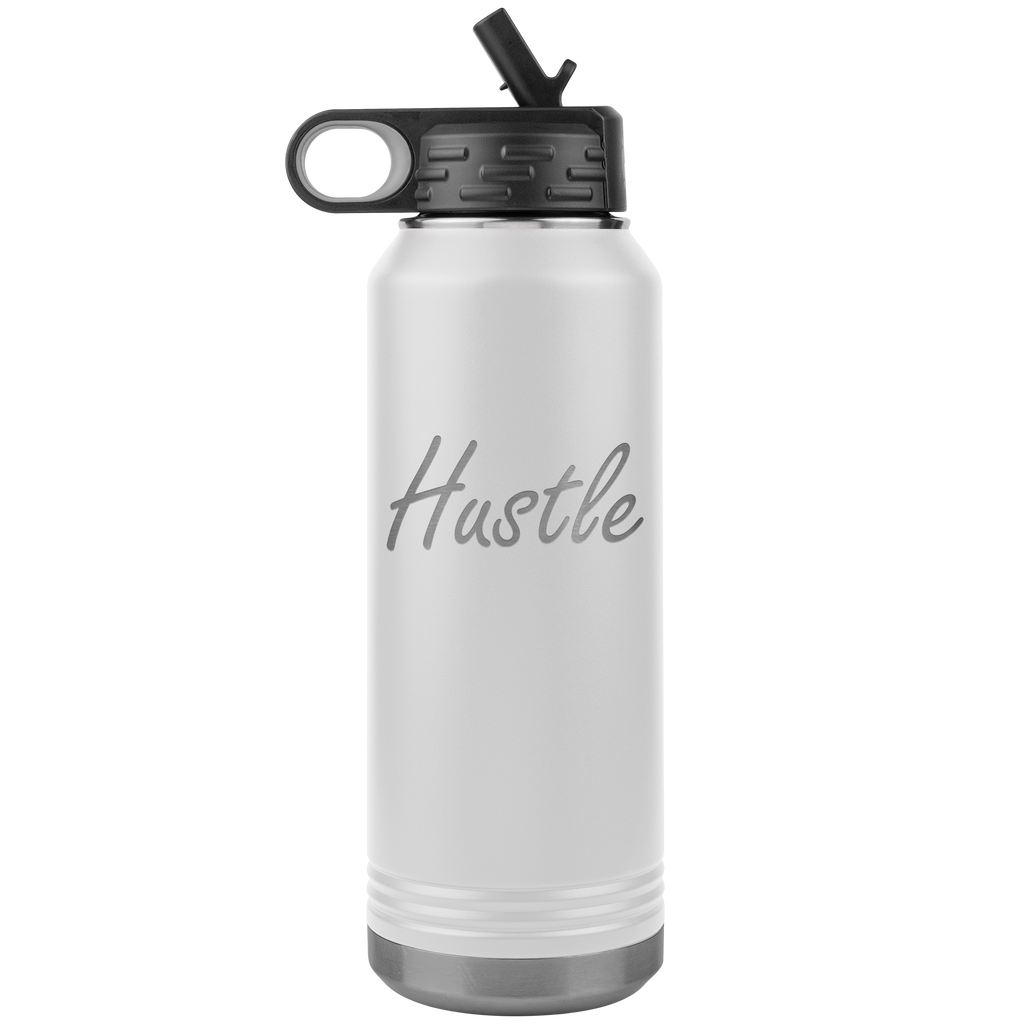 Hustle 32 oz Water Bottle Tumbler - Happenstance Ltd.