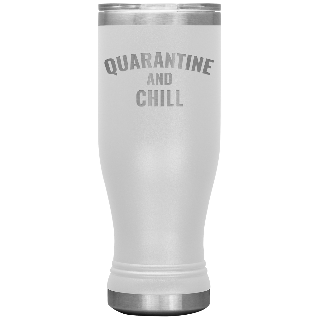 Quarantine and Chill 20 oz Boho Tumbler - Happenstance Ltd.