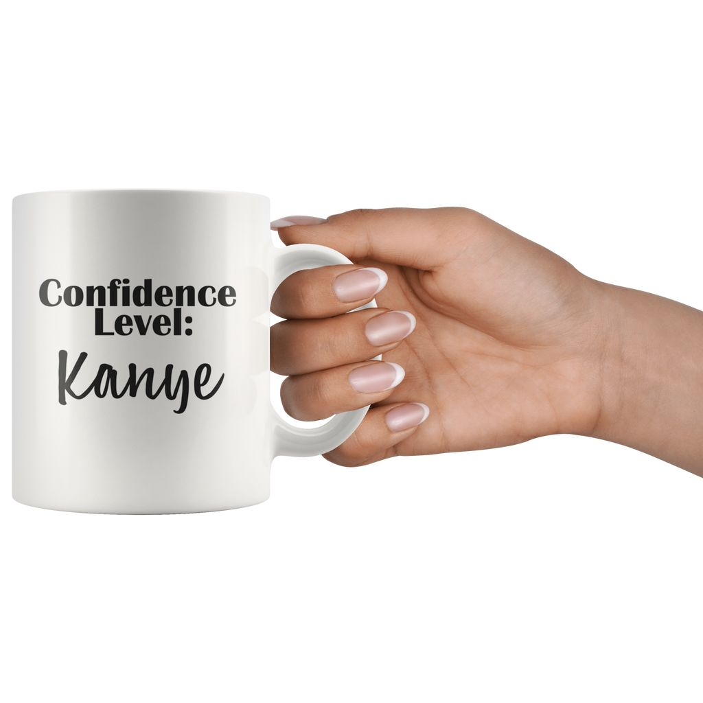Confidence Level Kanye Mug - Happenstance Ltd.