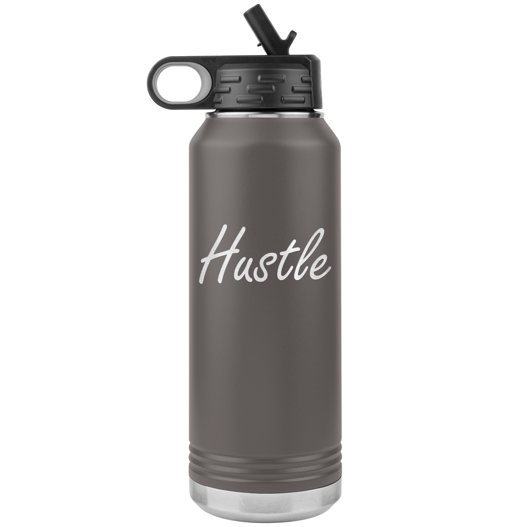 Hustle 32 oz Water Bottle Tumbler - Happenstance Ltd.